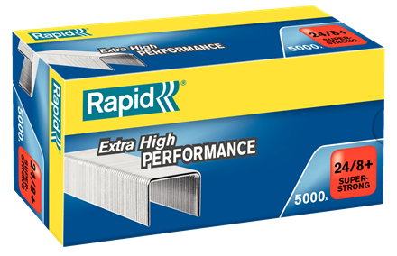 ลวดเย็บราปิด เบอร์ 24 (#3) ความยาวขาลวด 6 มม. รุ่น S50 HD12/12 HD12/16 บรรจุ 5000 เข็ม (1 กล่อง) 